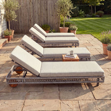 Load image into Gallery viewer, Outdoor Chaise Lounge &amp; Wheels, 5 Position Adjustable Backrest
