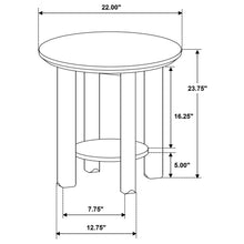 Load image into Gallery viewer, Crispin - Round Table With Lower Shelf
