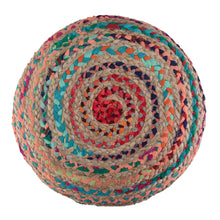 Load image into Gallery viewer, Margo - Handcrafted Round Pouf
