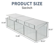 Load image into Gallery viewer, Polycarbonate Greenhouse For Outdoors In Winter - Silver
