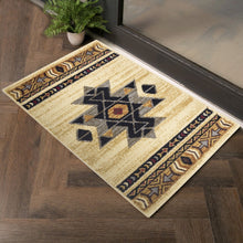 Load image into Gallery viewer, Tribes - 5'3" X 7'3" Southwest Area Rug Polypropylene - Cream
