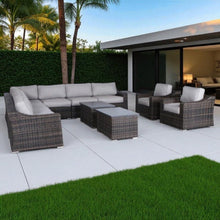 Load image into Gallery viewer, Stylish Sofa Seating Group With Cushions Perfect For Outdoor Gatherings
