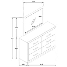 Load image into Gallery viewer, Gibbons - 6 Drawer Dresser And Mirror Set - Brown
