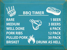 Load image into Gallery viewer, SAWDUST CITY - BBQ TIMER: Rare/1 beer, medium/3 beers, well done/6 pack…
