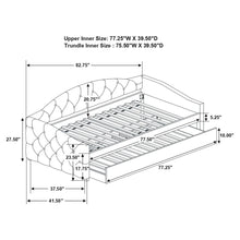Load image into Gallery viewer, Tremont - Twin Daybed With Trundle - Gray
