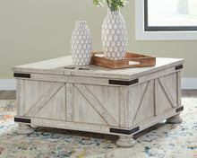Load image into Gallery viewer, Carynhurst - Cocktail Table with Storage - Whitewash
