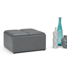 Load image into Gallery viewer, Avalon - Square Coffee Table, Storage Ottoman
