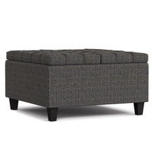 Load image into Gallery viewer, Harrison - Upholstered Coffee Table Storage Ottoman
