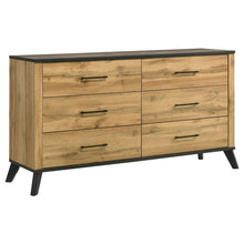 Load image into Gallery viewer, Fraser - 6 Drawer Dresser Cabinet - Natural
