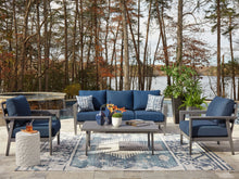 Load image into Gallery viewer, Gali - Sofa / Chairs / Table Set (Set of 4) - Gray / Blue

