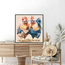 Load image into Gallery viewer, Rooster, Chicken Pictures Wall Decor For Home Decor - Yellow / Red
