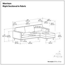Load image into Gallery viewer, Morrison - Upholstered Sectional Sofa
