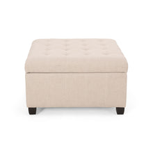 Load image into Gallery viewer, Isabella - Contemporary Ottoman With Storage
