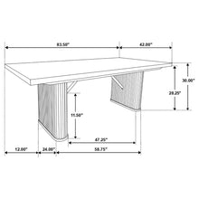 Load image into Gallery viewer, Houston - Rectangular Double Dining Table Top - Black
