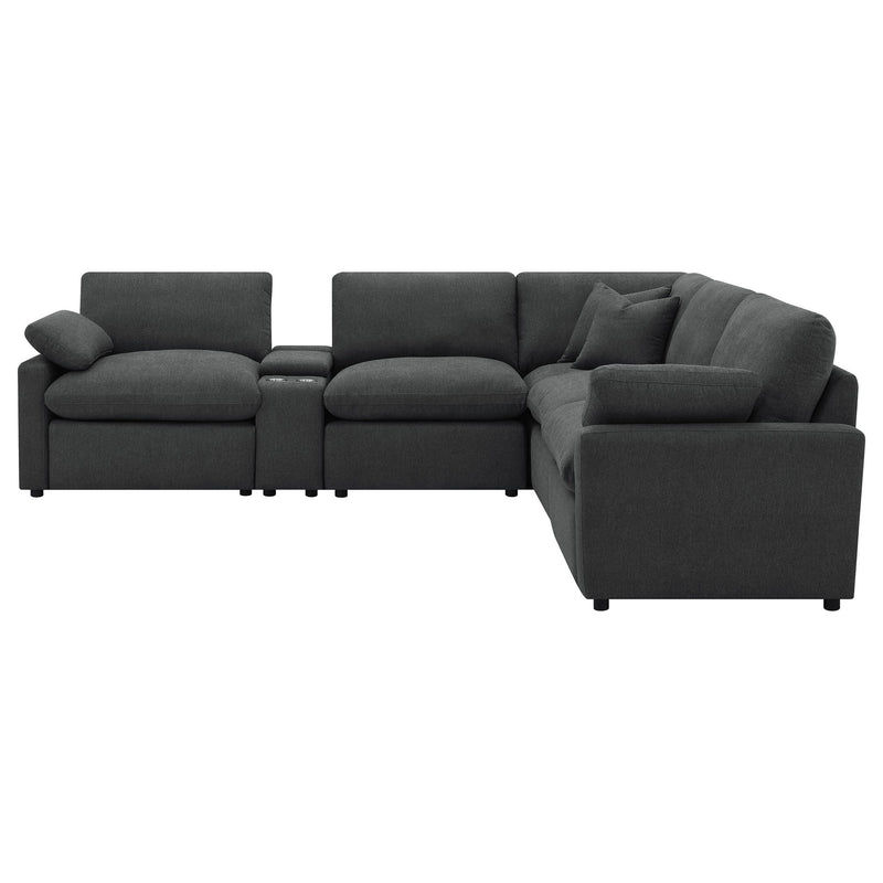 Hollander - 6 Piece Modular Power Reclining Sectional Sofa