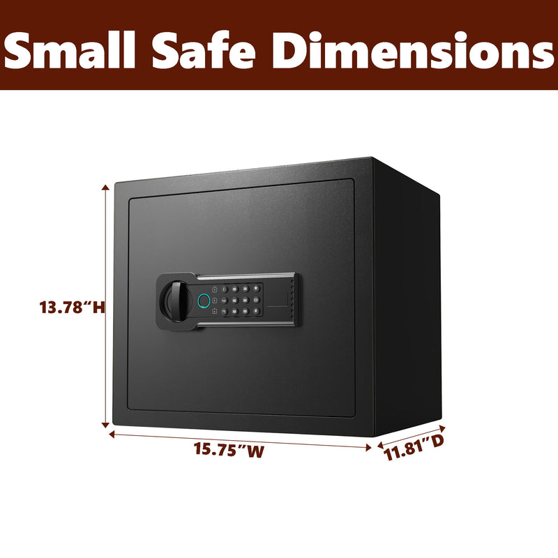 Home Safe, Fingerprint & Digital Keypad Lock, Security Cabinet