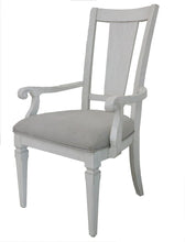 Load image into Gallery viewer, Katia - Arm Chair (Set of 2) - Light Gray / White
