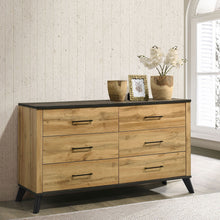 Load image into Gallery viewer, Fraser - 6 Drawer Dresser Cabinet - Natural
