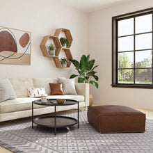 Load image into Gallery viewer, Brody - Large Square, Coffee Table Pouf
