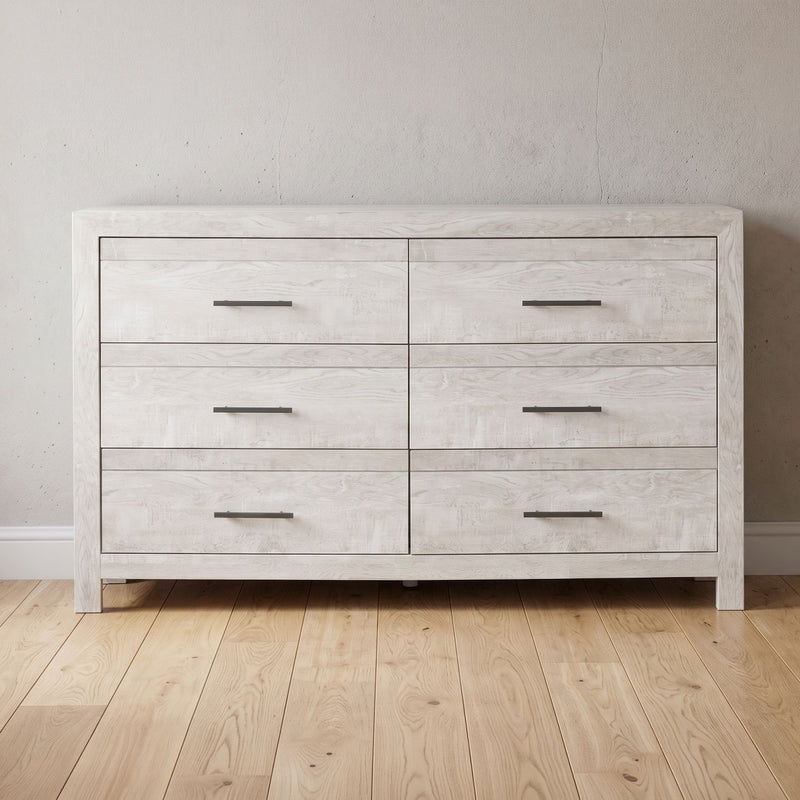 6 Drawer Dresser - Natural / Rustic