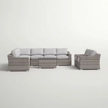 Load image into Gallery viewer, Stylish Sofa Seating Group With Cushions Perfect For Outdoor Gatherings
