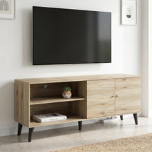 Load image into Gallery viewer, Amidon - TV Stand, With 2 Storage Shelves And 1 Cabinet
