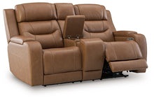 Load image into Gallery viewer, Knightington - Power Reclining Loveseat With Audio Seating
