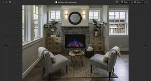 Redstone Electric Fireplace