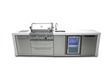 Load image into Gallery viewer, MONT ALPI 4-BURNER DELUXE ISLAND WITH A BEVERAGE CENTER-MAi400-DBEV
