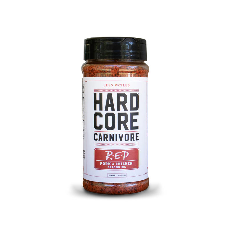 Hardcore Carnivore: Red shaker jar