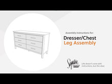 Load and play video in Gallery viewer, Cadmori - Six Drawer Dresser

