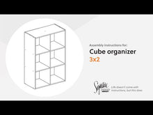 Load and play video in Gallery viewer, Piperton - Cube Organizer - Wood
