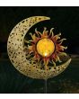 Filigree Sun Moon Solar Stake