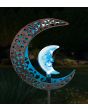 Load image into Gallery viewer, Filigree Blue Moon Solar Stake
