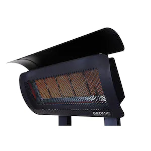 Bromic Heating Tungsten Smart-Heat 38,500 BTU Propane Gas Freestanding Portable Patio Heater