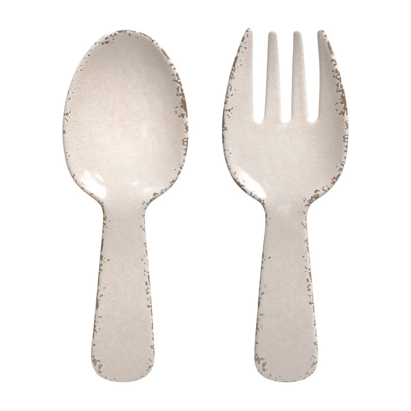 Cream Crackle Melamine