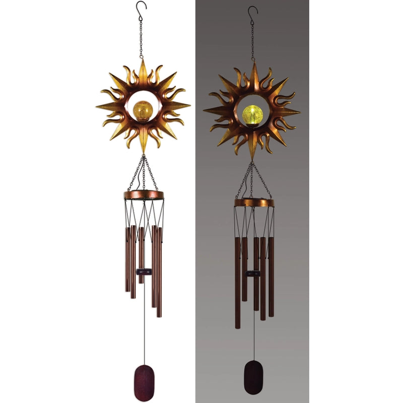 42" Sun Solar Wind Chime