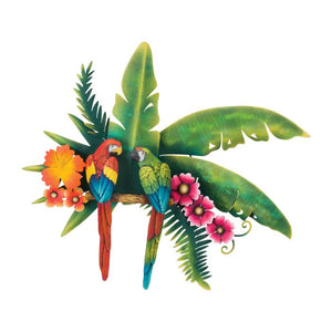 Tropical Parrots Wall Decor