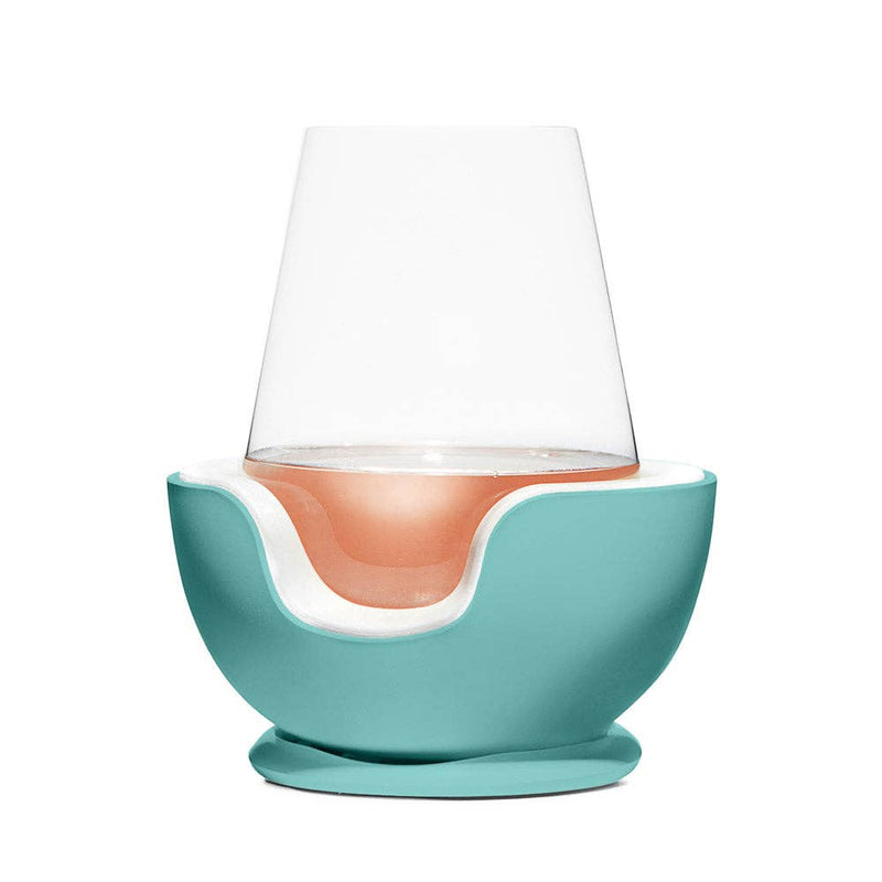 VoChill - Stemless Wine Chiller - Cyan