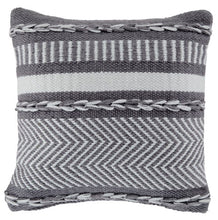 Load image into Gallery viewer, Yarnley Gray/White Pillow
