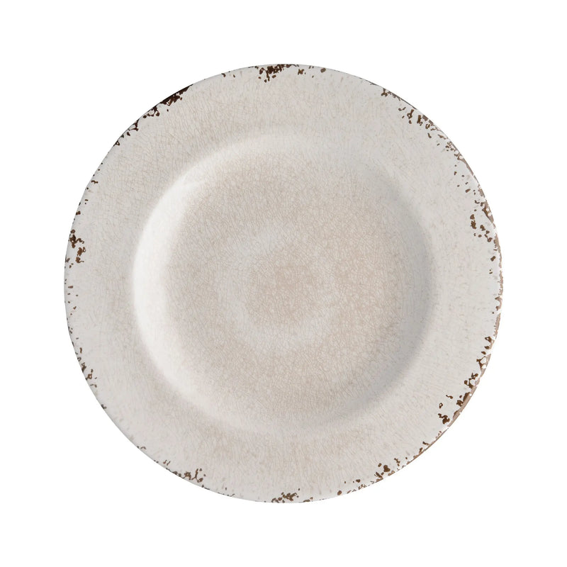 Cream Crackle Melamine