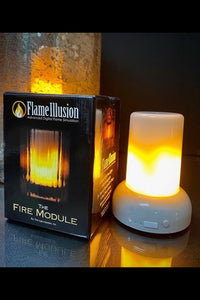 Rechargeable Flame Illusion Light 3.5"W X 4.5"H