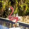 Load image into Gallery viewer, Florence the Flamingo Beverage Tub Pink – Handmade &amp; Recycled
