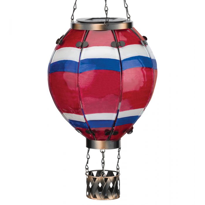 Hot Air Balloon Solar Lantern LG - Stripe