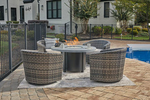 Coulee Mills Outdoor Swivel Lounge Chairs - Set/2