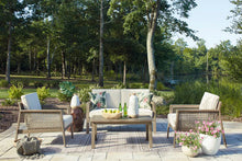 Load image into Gallery viewer, Barn Cove Set/2 Outdoor Lounge Chairs w/Cushions
