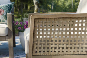 Barn Cove Set/2 Outdoor Lounge Chairs w/Cushions