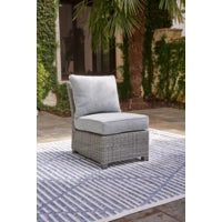 Naples Beach Armless Chair with Cushion