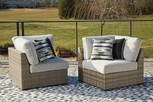 Calworth Outdoor Corner Chairs - Set of 2