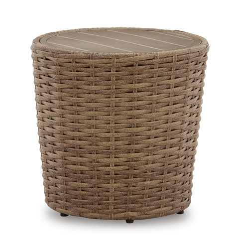 Sandy Bloom Outdoor End Table